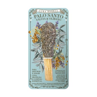 PALO SANTO COM SALVIA E OLIBANO CURA HERBAL