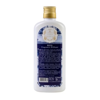 REFIL DIFUSOR DE VARETAS FLORES BRANCAS 250ML MADRESSENZA