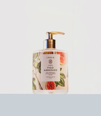 SABONETE LIQUIDO FIGO AMBARADO 350ML PET LENVIE