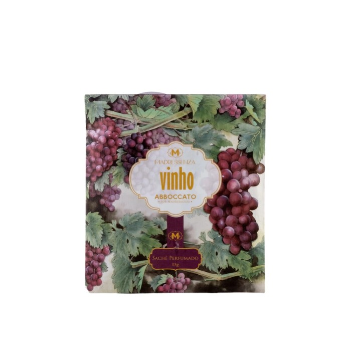 SACHE PERFUMADO VINHO 15G MADRESSENZA
