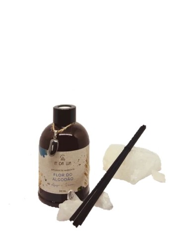DIFUSOR DE VARETAS FLOR DE ALGODÃO  315ML  N DA LUA