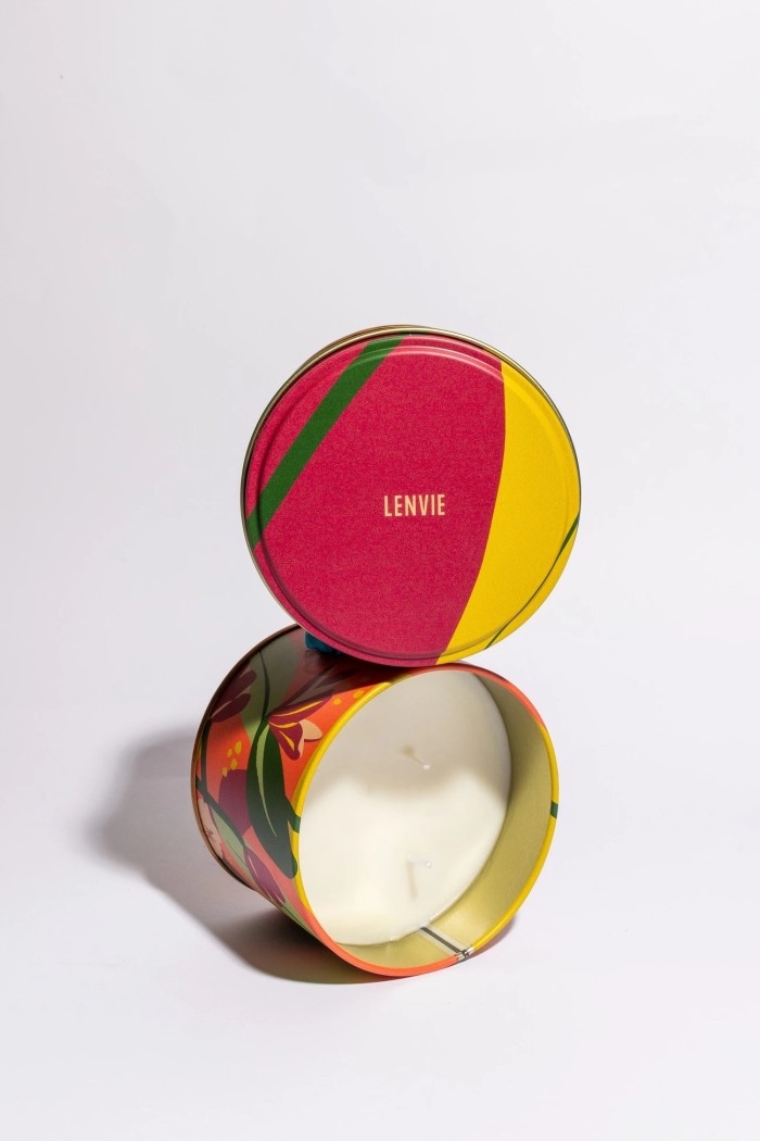 VELA PERFUMADA LATA MAGNOLIA 250G LENVIE