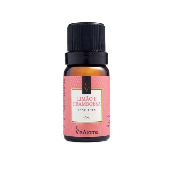 ESSENCIA VIA AROMA 10ML CLASSICA LIMAO E FRAMBOESA