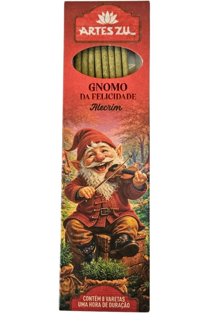 INCENSO DOS GNOMOS DA FELICIDADE (ALECRIM)