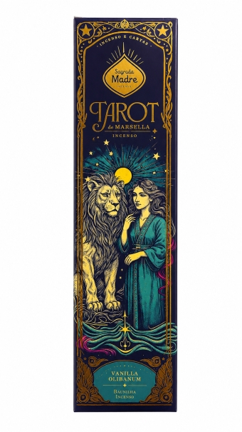 INCENSO SAGRADA MADRE LINHA TAROT MARSELLA BAUNILHA - OLIBANO