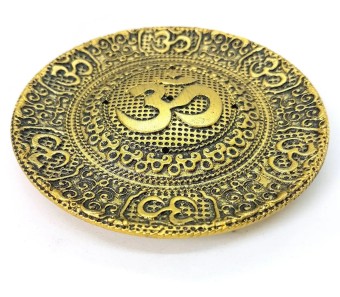INCENSARIO OM DOURADO