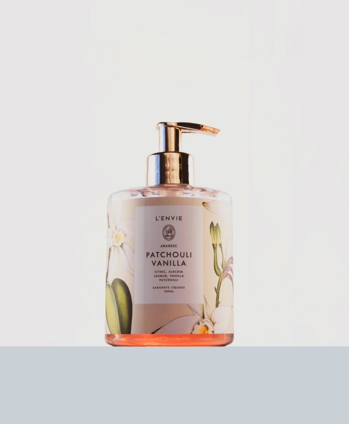 SABONETE LIQUIDO PET PATCHOULI VANILLA 350ML LENVIE 