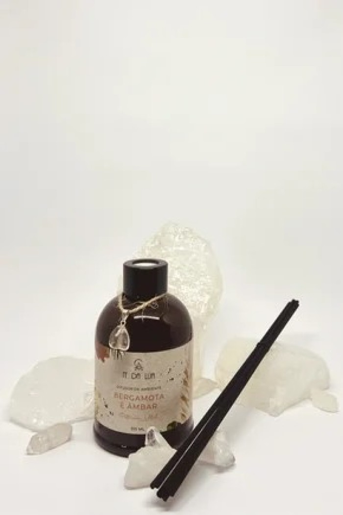 DIFUSOR DE VARETAS BERGAMOTA E AMBAR  315ML N DA LUA