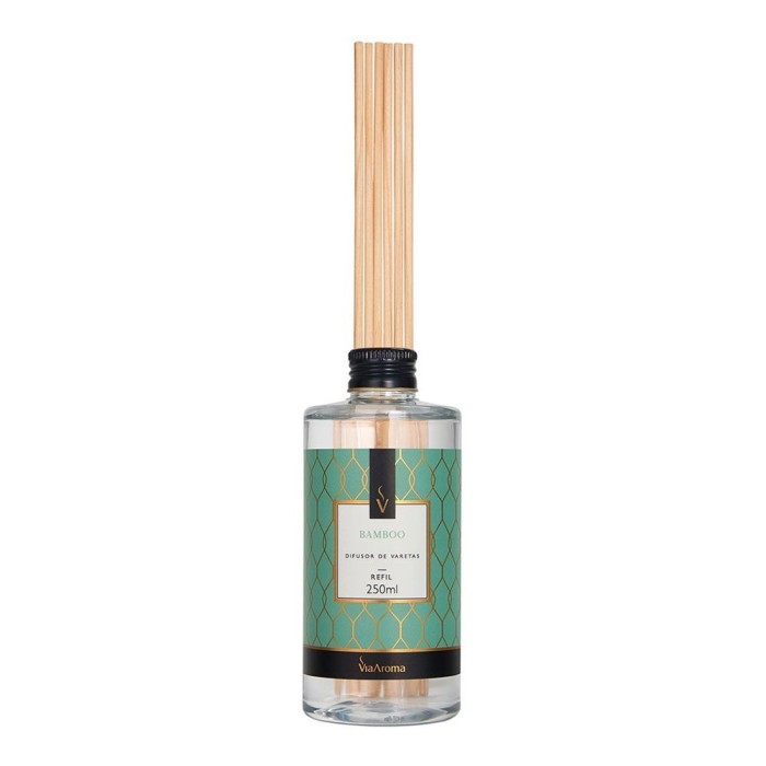  REFIL DIFUSOR DE VARETAS 250ML BAMBOO VIA AROMA 
