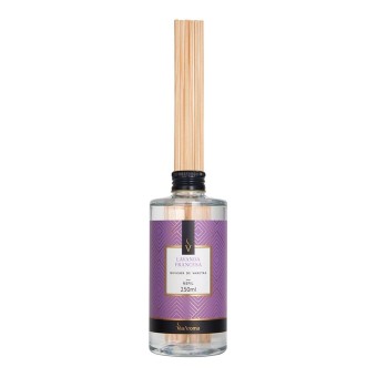  REFIL DIFUSOR DE VARETAS 250ML LAVANDA FRANCESA VIA AROMA 