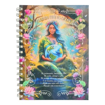 CADERNO 16X22CM GAIA 