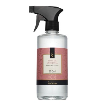 AGUA PERFUMADA 500ML FLOR DE CEREJEIRA VIA AROMA