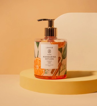 SABONETE LIQUIDO PET MANDARINA CEYLON 350ML LENVIE