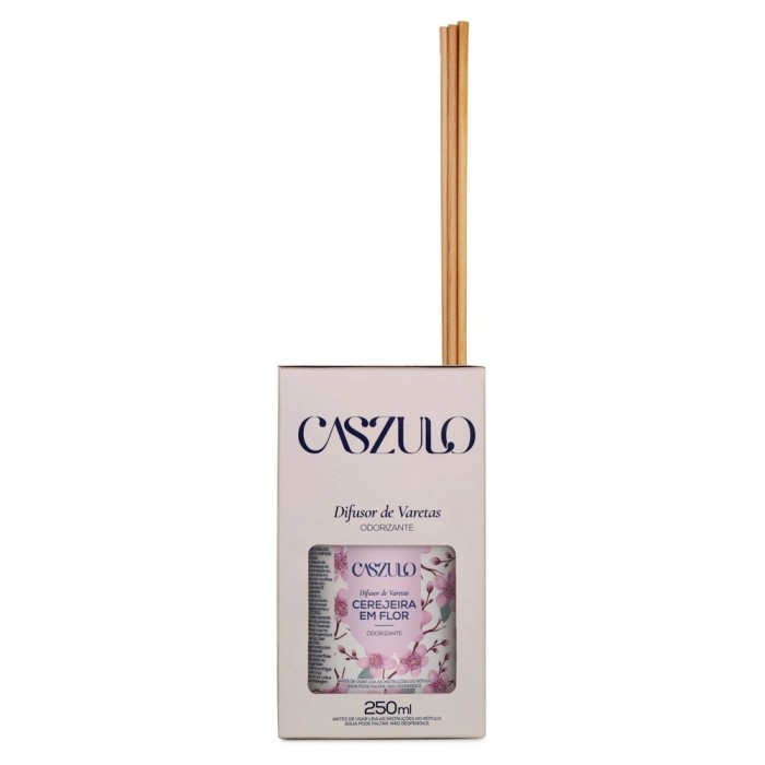 DIF. DE VARETAS CASZULO 250ML CEREJEIRA EM FLOR
