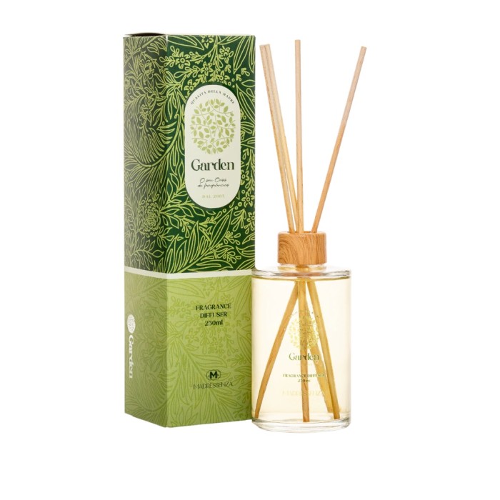 DIFUSOR DE VARETAS GARDEN 250 ML MADRESSENZA