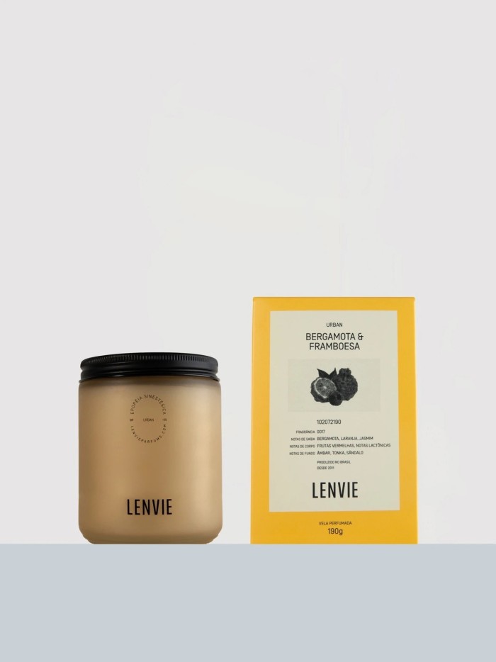 VELA PERF BERGAMOTA e FRAMBOESA 190G