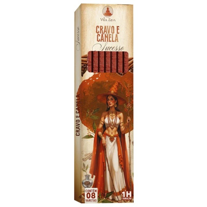 INCENSO VILA ZEN BRUXAS CRAVO E CANELA