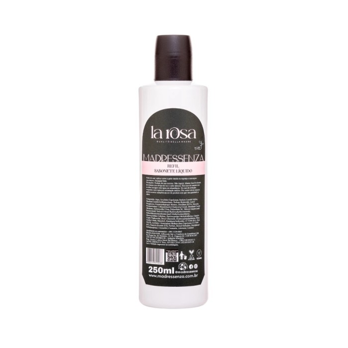 REFIL SABONETE LIQUIDO LA ROSA 250ML MADRESSENZA