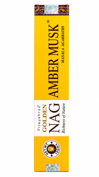 INCENSO AMBAR MUSK GOLDEN NAG