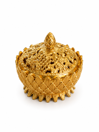 TURIBULO METAL 06CM DOURADO