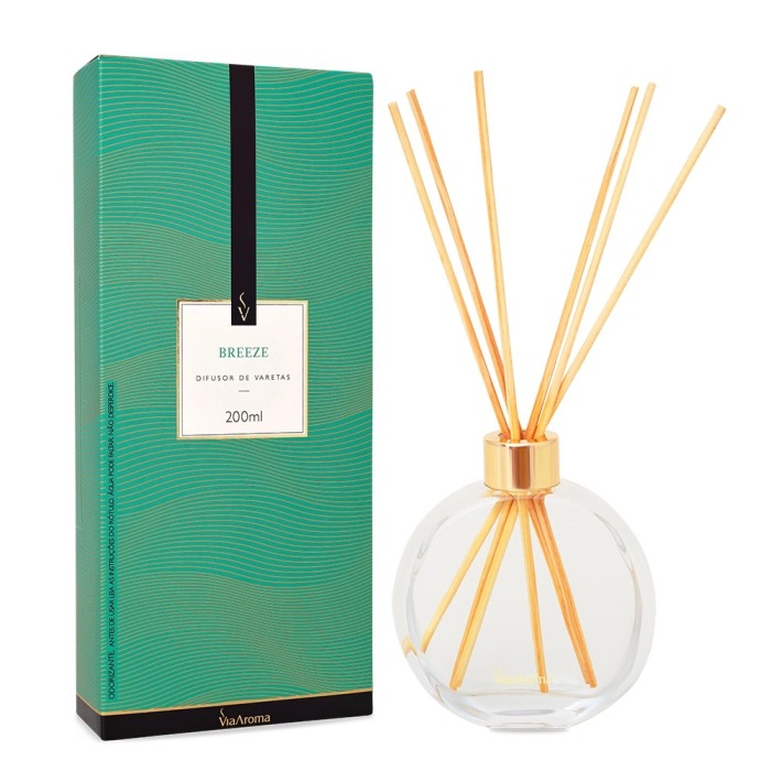 DIFUSOR  DE VARETAS 200ML BREEZE VIA AROMA