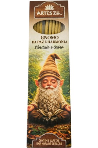 INCENSO DOS GNOMOS DA PAZ E HARMONIA (SANDALO E CEDRO)