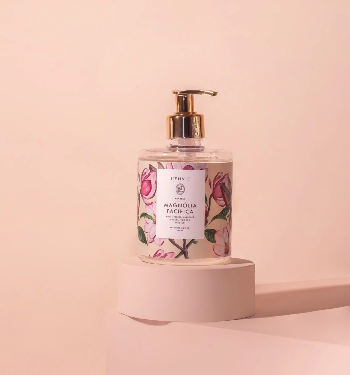 SABONETE LIQ MAGNOLIA PACIFICA 350ML LENVIE