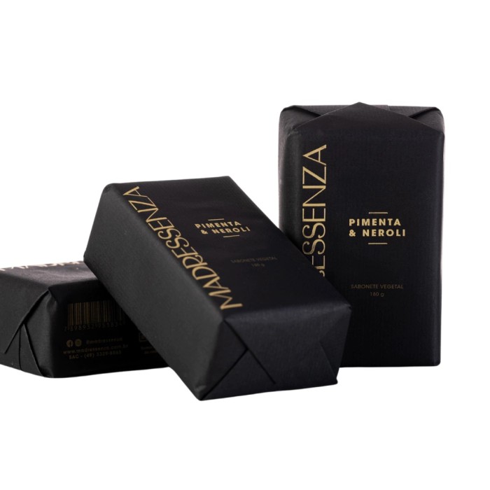 SABONETE VEGETAL PIMENTA E NEROLI 180G MADRESSENZA