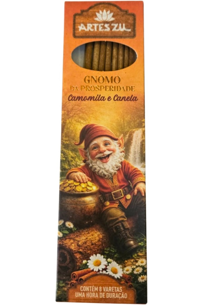 INCENSO DOS GNOMOS DA PROSPERIDADE (CAMOMILA E CANELA)
