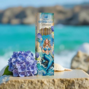 INCENSO VILA ZEN ENCANTO DAS AGUAS HORTENSIA E LIRIO