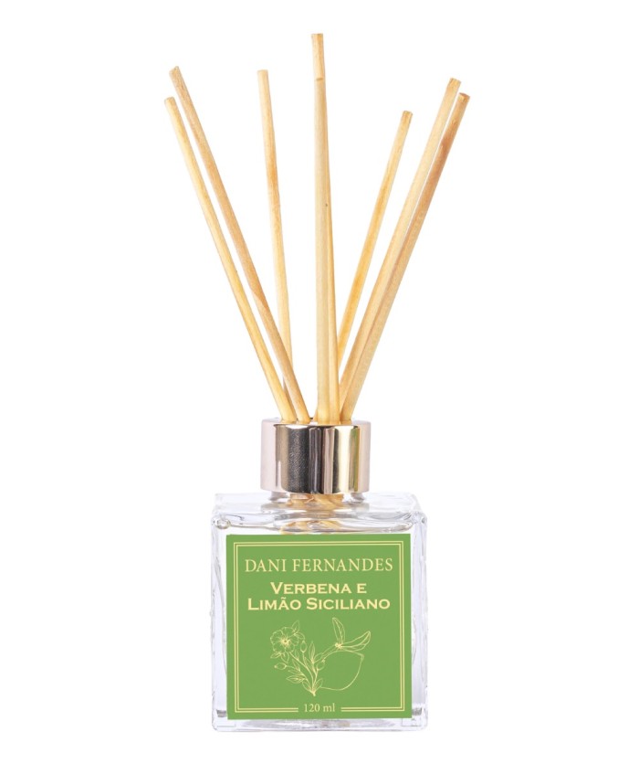 DIFUSOR  DE VARETAS VERBENA E LIMAO SICILIANO 120ML