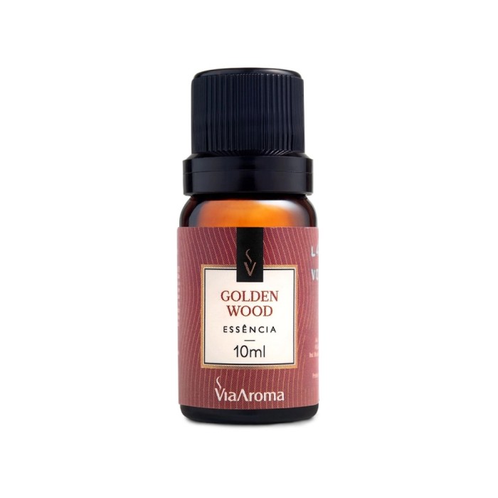 ESSENCIA VIA AROMA 10ML CLASSICA GOLDEN WOOD