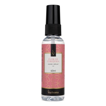 HOME SPRAY 60ML VIA AROMA CLASSICA FLOR DE CEREJEIRA