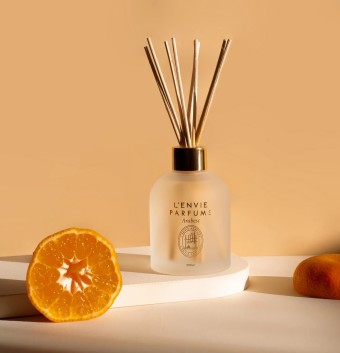 DIFUSOR DE VARETAS MANDARINA CEYLON 200ML LENVIE