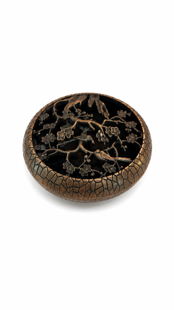 TURIBULO METAL 08CM DOURADO