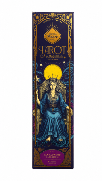 INCENSO SAGRADA MADRE LINHA TAROT MARSELLA SANDALO - OLIBANO
