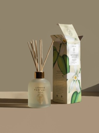 DIFUSOR DE VARETAS PATCHOULI VANILLA 200ML LENVIE