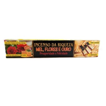 INCENSO DA RIQUEZA MEL FLORES E OURO