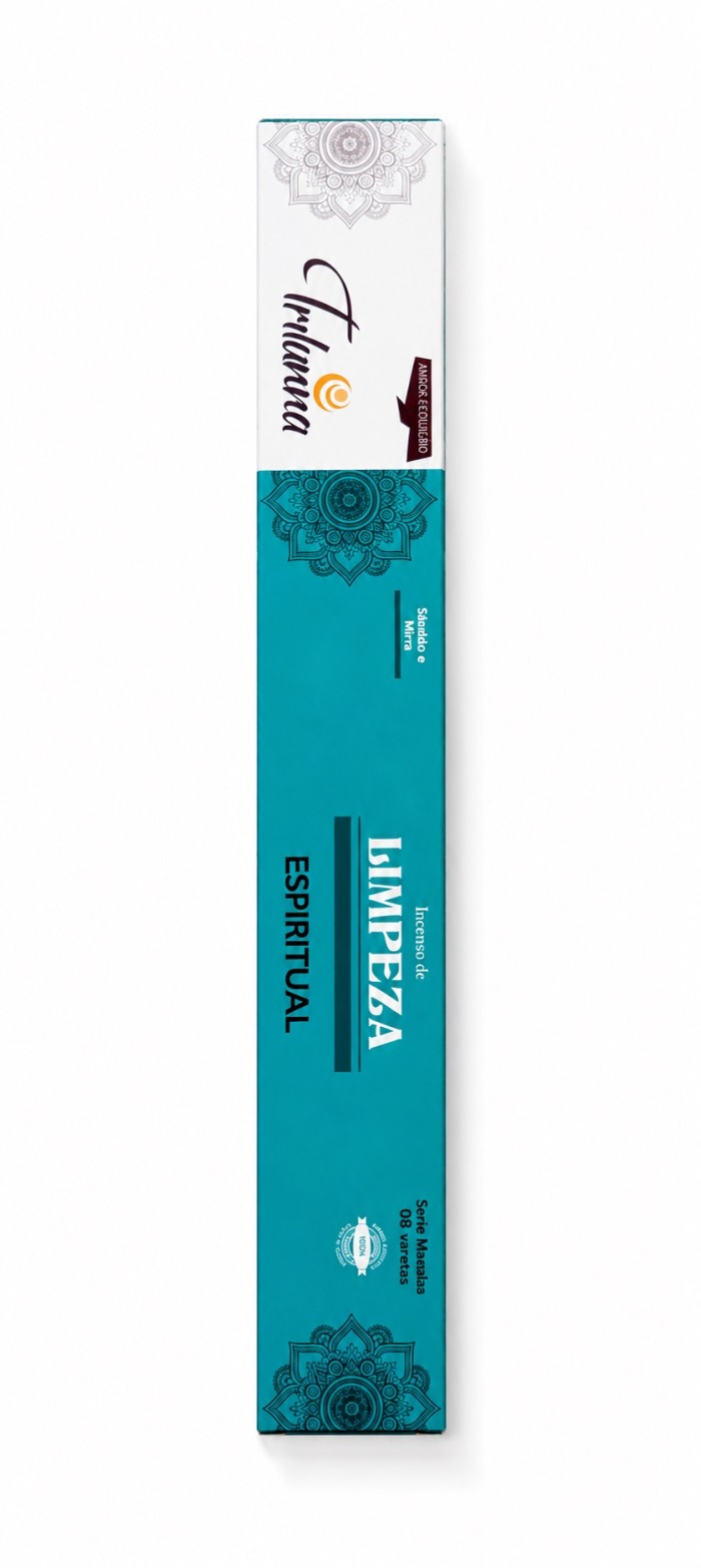 INCENSO LIMPEZA SEMI MASALA TRILUNNA ESPIRITUAL