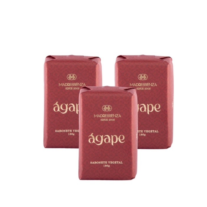SABONETE VEGETAL AGAPE 180G MADRESSENZA