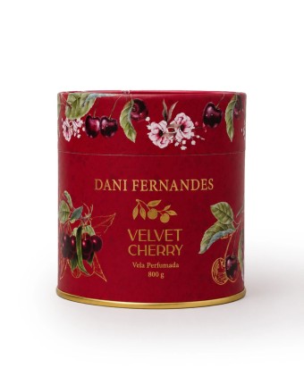 VELA PERFUMADA VELVET CHERRY 800G