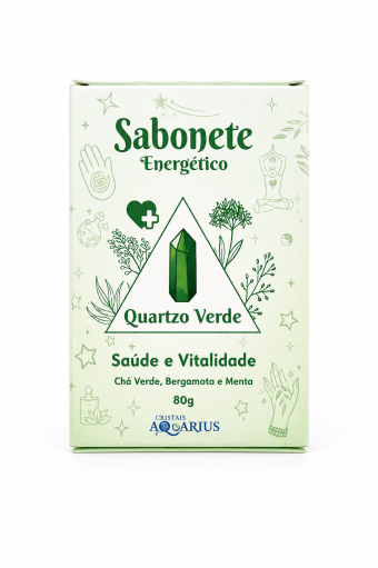 SABONETE ENERGETICO QUARTZO VERDE 80G