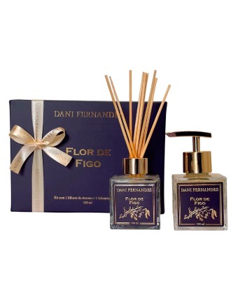 KIT DIFUSOR E SABONETE FLOR DE FIGO 120ML