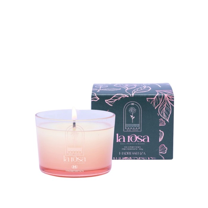 VELA PERFUMADA DE MASSAGEM LA ROSA 100G MADRESSENZA