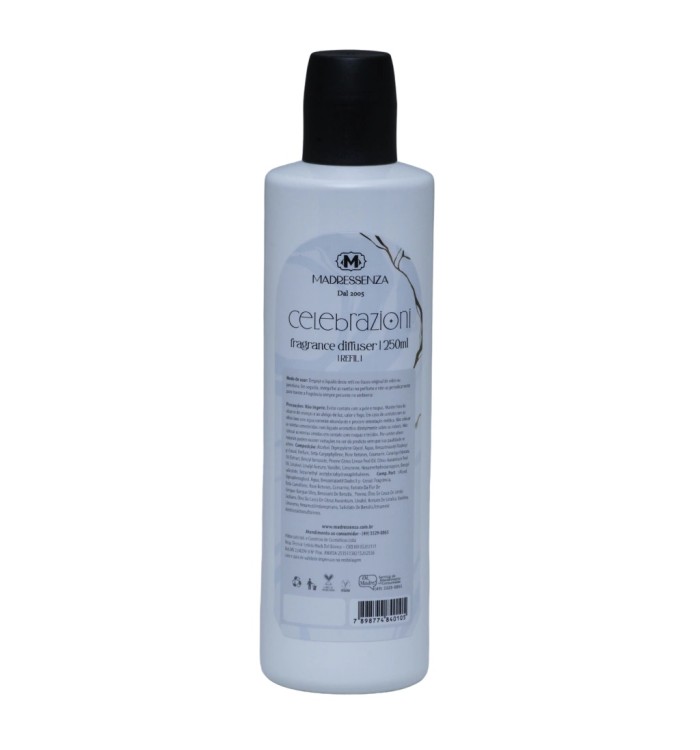REFIL DIFUSOR DE VARETAS CELEBRAZIONI 250ML MADRESSENZA