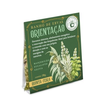 BANHO ORIENTAÇÃO QUINTA FEIRA 20G