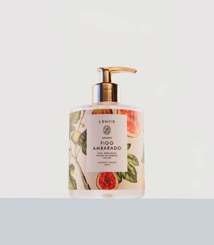 SABONETE LIQUIDO FIGO AMBARADO 350ML PET LENVIE