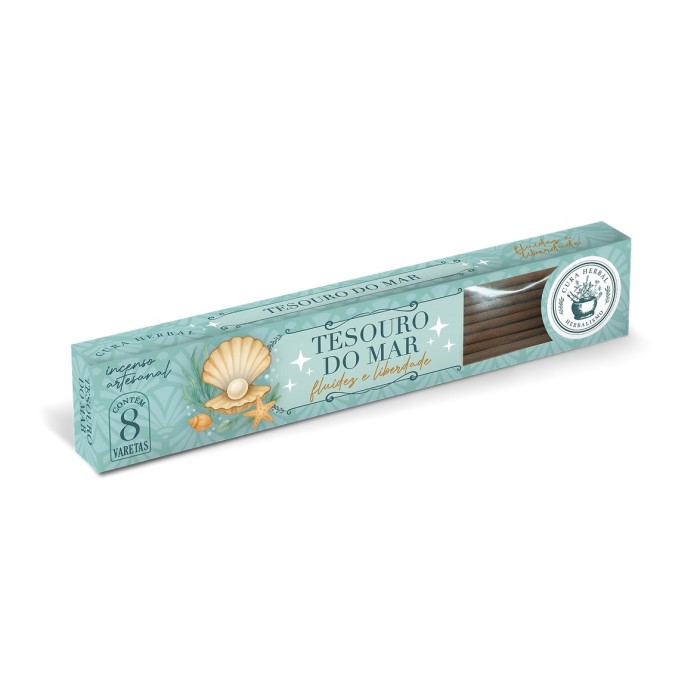 INCENSO TESOURO DO MAR CURA HERBAL