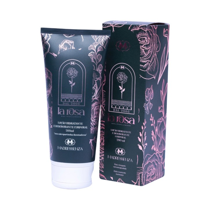 LOCAO HIDRATANTE CORPORAL LA ROSA 200 ML MADRESSENZA
