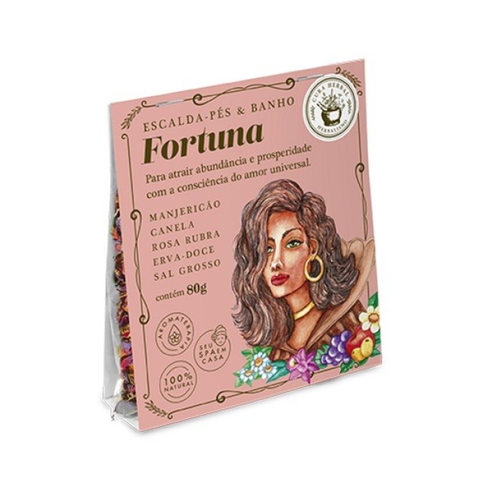 SAIS DE BANHO FORTUNA 80G CURA HERBAL